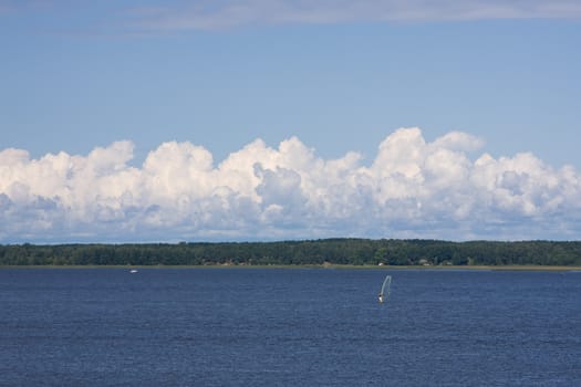 clouds blue sky