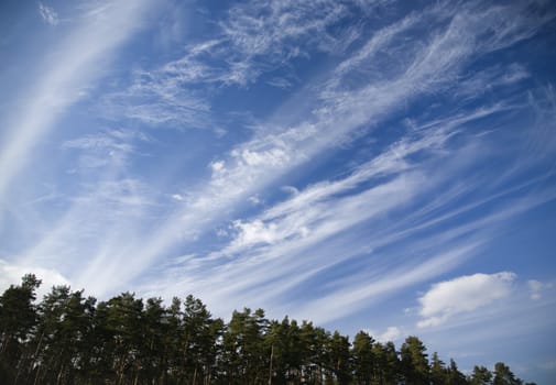 clouds blue sky