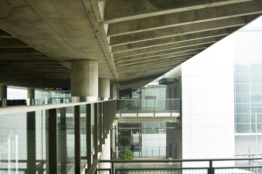 long corridor in building