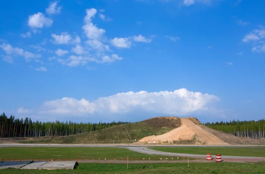 Clouds and Land;