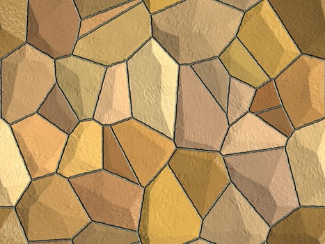 illustration of the stone wall background