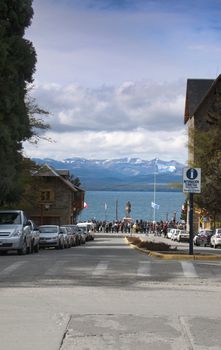 Beautiful view of the lake and mountains of Bariloche during the 1000 Millas Sport de la Republica Argentina on the 21st October 2009
