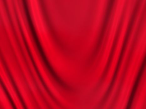red textile background
