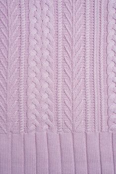 woolen knitted sweater of pink color