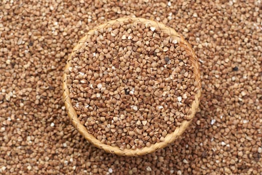 buckwheat in basket
