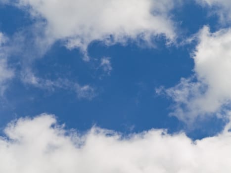 blue cloudy sky background
