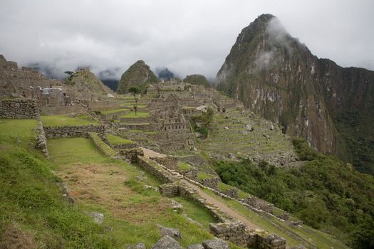 Machu Picchu is a pre-Columbian Inca site located in Peru.