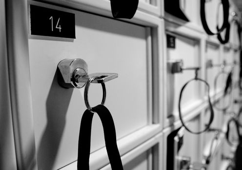 Lockbox photo highlighting safety box number 14.