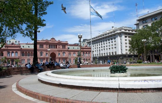 La Casa Rosada in Buenos Aires, Argentina on the 12th November 2009. 