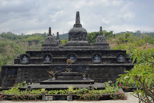 The Buddhist temple "Brahma Vihara Arama" on the island of Bali