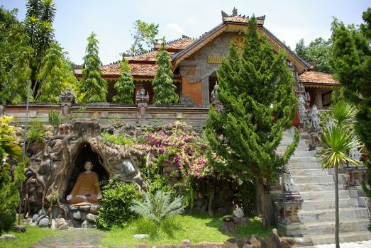 The Buddhist temple "Brahma Vihara Arama" on the island of Bali