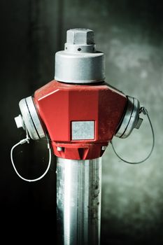 Fire hydrant with a A-Connector and two B-Connectors