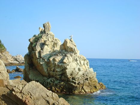 Coastline of Costa Brava in Span                           
