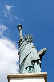 Statue of Liberty in Paris � smaller sister of famous New York statue