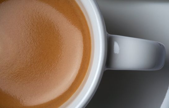 close-up shot of american espresso coffee cup
