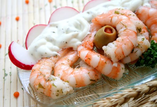 fresh prawns