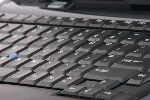 laptop computer detail  keyboard business objects for background