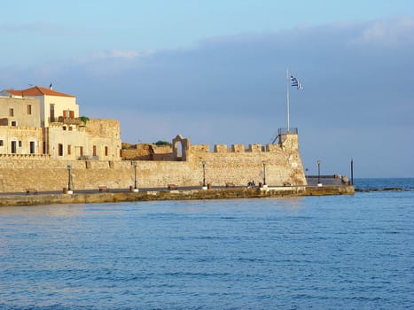 view of the old port of hania kreta greece travel destinations                               