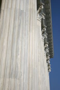 Pillar texture from zapeion building landmarks of athens greece