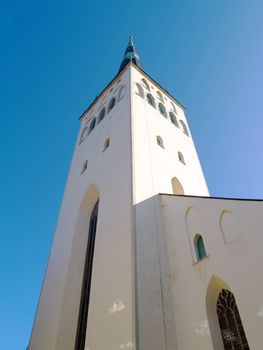 Oleviste Church in  old Tallinn