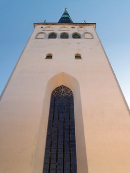 Oleviste Church in  old Tallinn