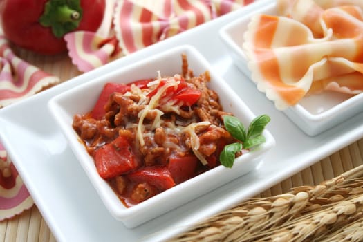 Pasta bolognese