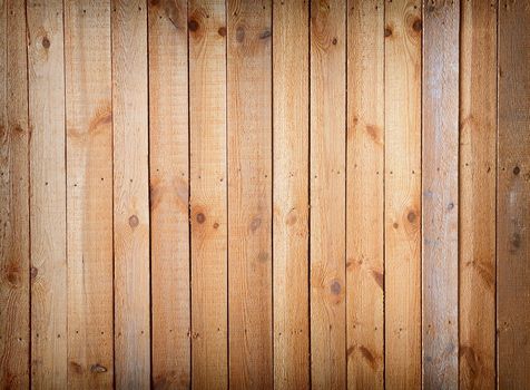 Surface of grunge wall covered a rough wooden plank