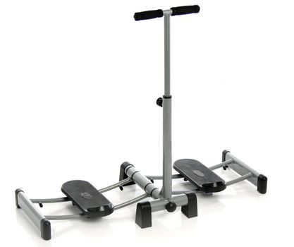 Fitness Machinery over white background
