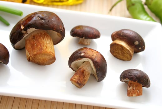fresh mushrooms