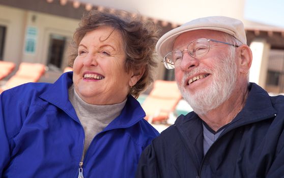 Happy Senior Adult Couple Enjoying Life Together.