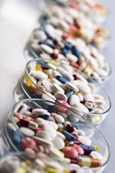 Drugs, medicines, tablets, pills - collection