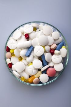 Drugs, medicines, tablets, pills - collection