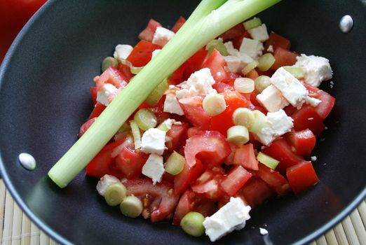 salad of tomatoes