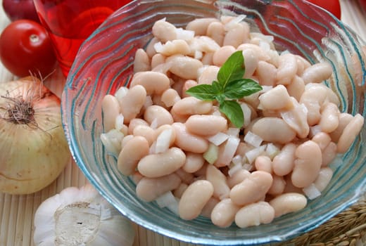 fresh salad of beans