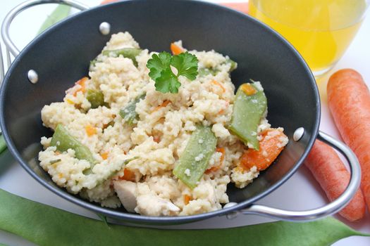couscous and vegetables