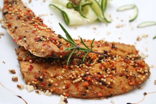 fish with pepper