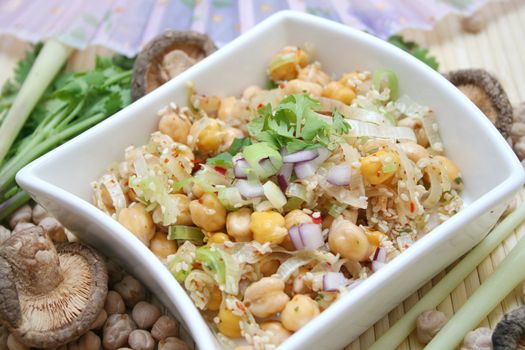 Salad of chick peas