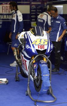 Valentino Rossi at the Masaryk circuit arrived fifth on Sunday,15th August, in Brno, Czech republic. He announced the change of the Yamaha team for Ducati.