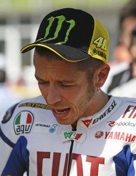 Valentino Rossi at the Masaryk circuit arrived fifth on Sunday,15th August, in Brno, Czech republic. He announced the change of the Yamaha team for Ducati.