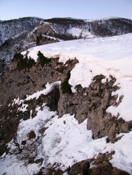 Grotto, cave, rocks; a relief; a landscape