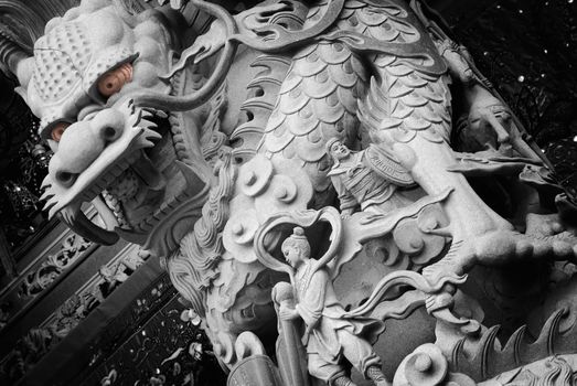 It is a stong carving of Taiwan. Maybe had one long story and fable.