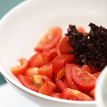 Fresh Tomato Salad  - Close-up