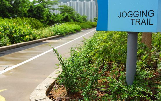 jogging trail