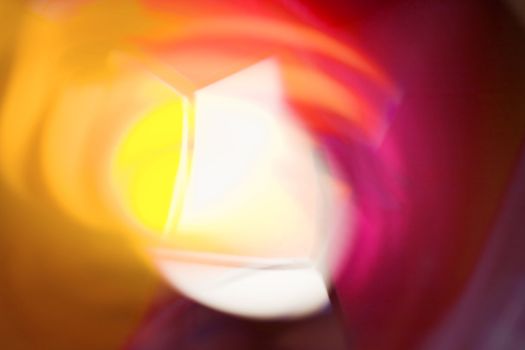 Abstract artwork. Manipulated photo of a street light.