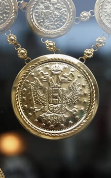 albanian golden coin