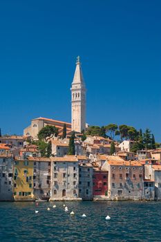 Old coastal city Rovinj in Croatia.