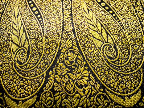 Floral design on a indian costume known as a saree/sari