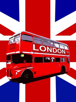 Concept image of a London Routemaster Bus.