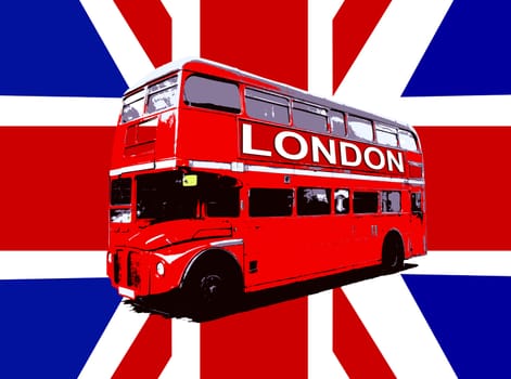 Concept image of a London Routemaster Bus.