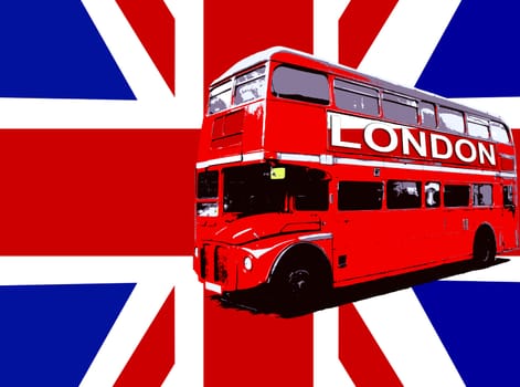Concept image of a London Routemaster Bus.